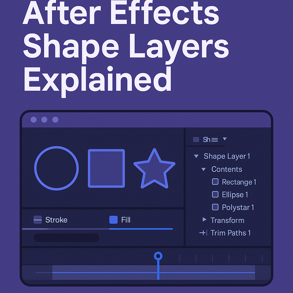 After Effects Shape Layers&nbsp;Explained