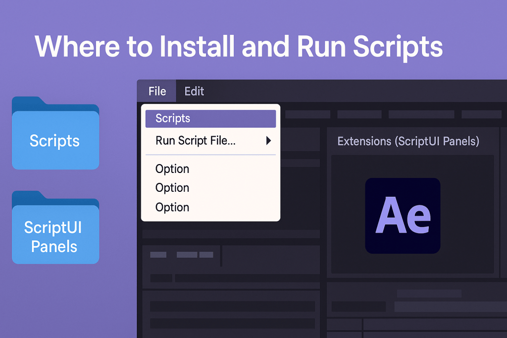 After Effects: Where to Install and Run Scripts