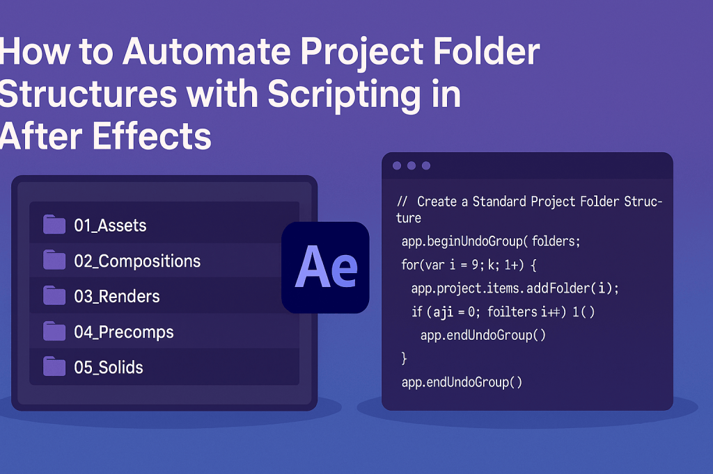 How to Automate Project Folder Structures with Scripting in After&nbsp;Effects