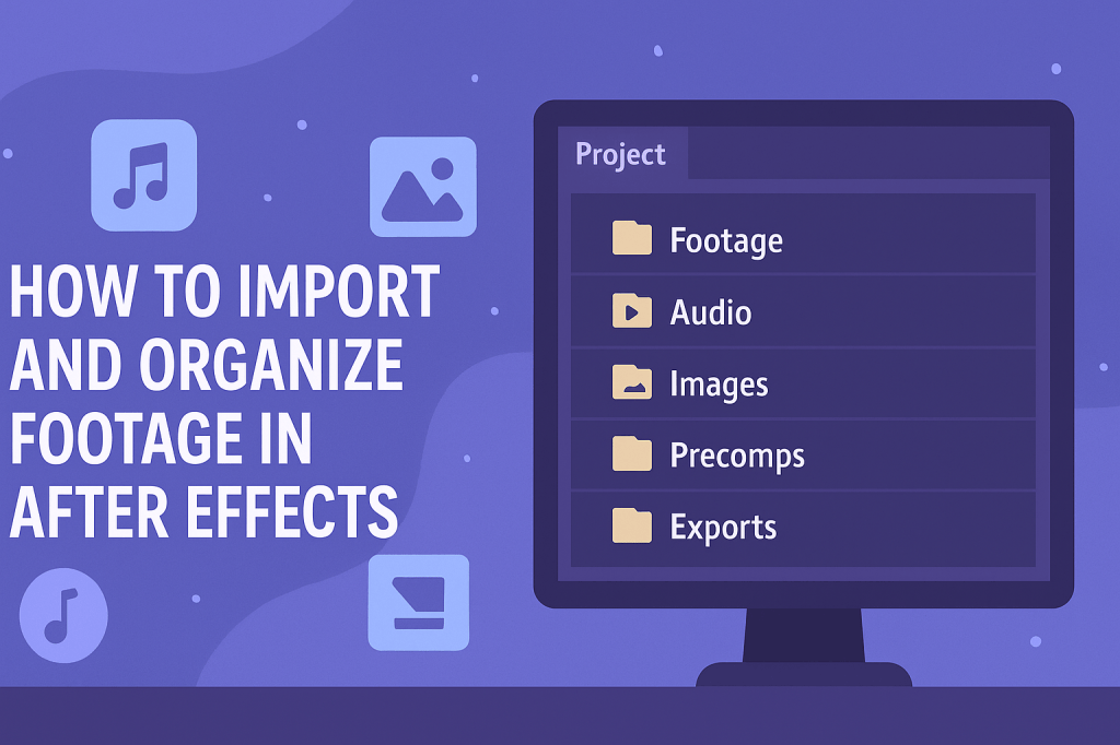 How to Import and Organize Footage in After&nbsp;Effects