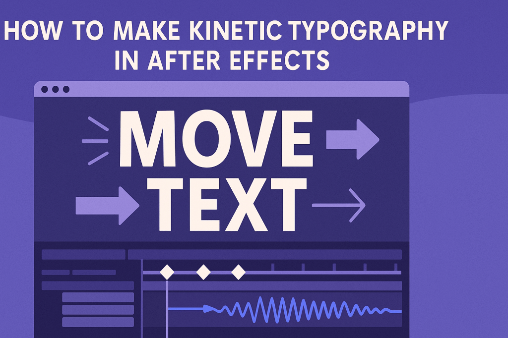 How to Make Kinetic Typography in After&nbsp;Effects