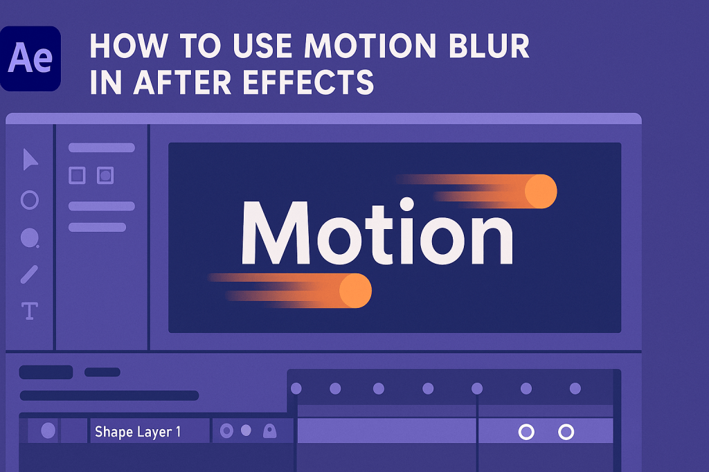 How to Use Motion Blur in After&nbsp;Effects