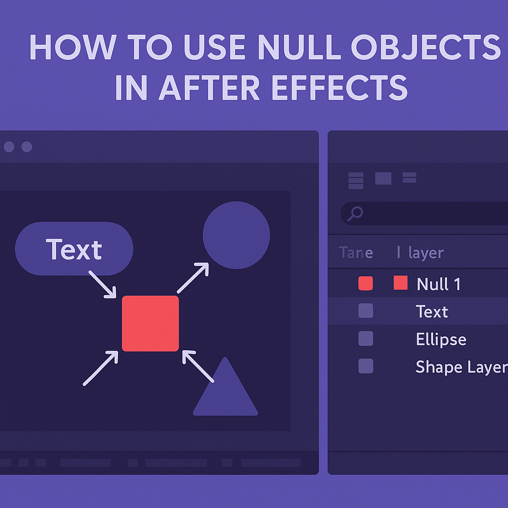 How to Use Null Objects in After&nbsp;Effects
