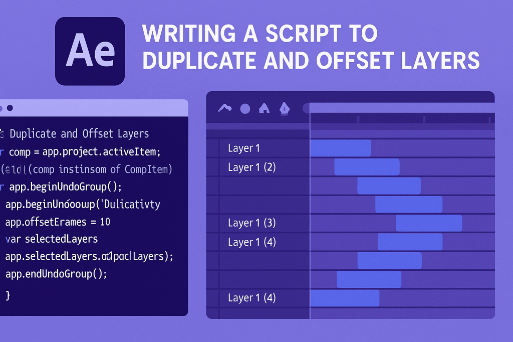 Writing a Script to Duplicate and Offset Layers in After&nbsp;Effects