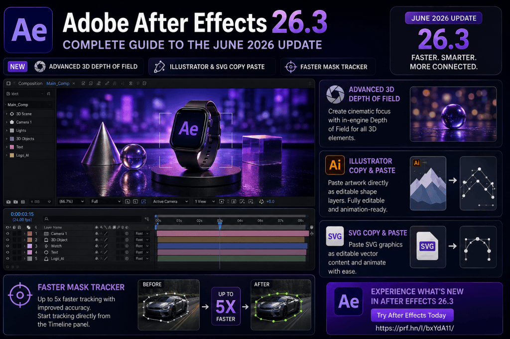 Adobe After Effects 26.3: Complete Guide to the June 2026&nbsp;Update