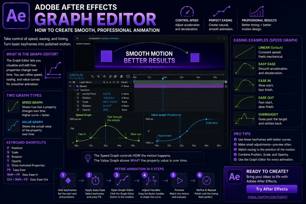 Adobe After Effects Graph Editor: How to Create Smooth, Professional&nbsp;Animation